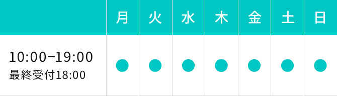 診察・受付時間