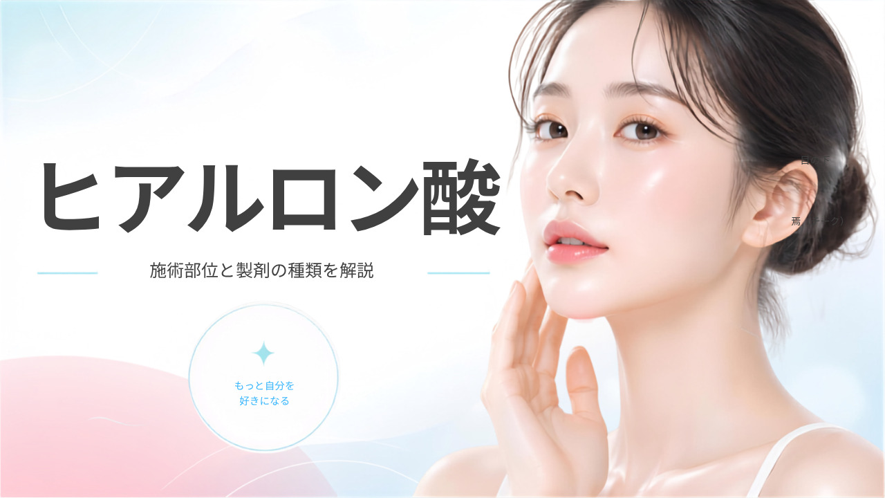 ヒアルロン酸注入はどこにできる？施術部位と製剤の種類を解説